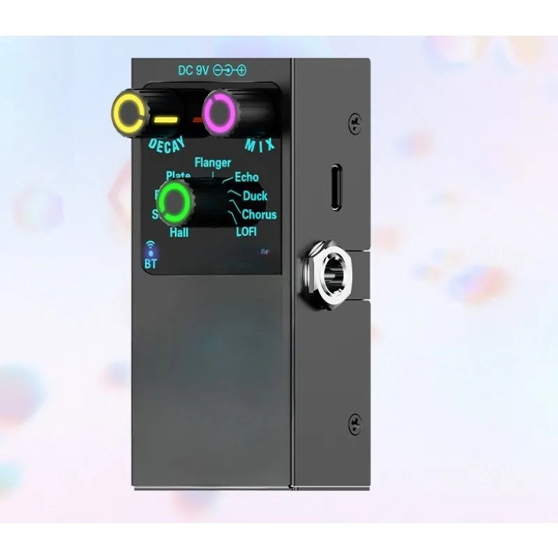 Guitar Reverb Effect Pedal Single Block Reverb Effects Processor Portable Electric Guitar Stompbox For Performance Practice