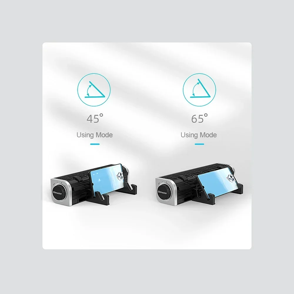 Olmaster Вентилятор-кулер CF1691 USB Охлаждающий вентилятор Подставка для ноутбука Подставка Вентилятор Ноутбук Компьютер Телефон Горизонтальная ось Кронштейн Кулер