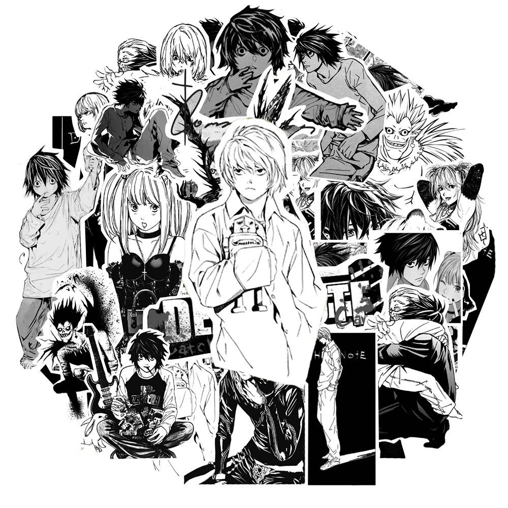 10/30/72개입 멋진 애니메이션 데스노트 스티커 흑 - Death Note Replica 리뷰 및 가격