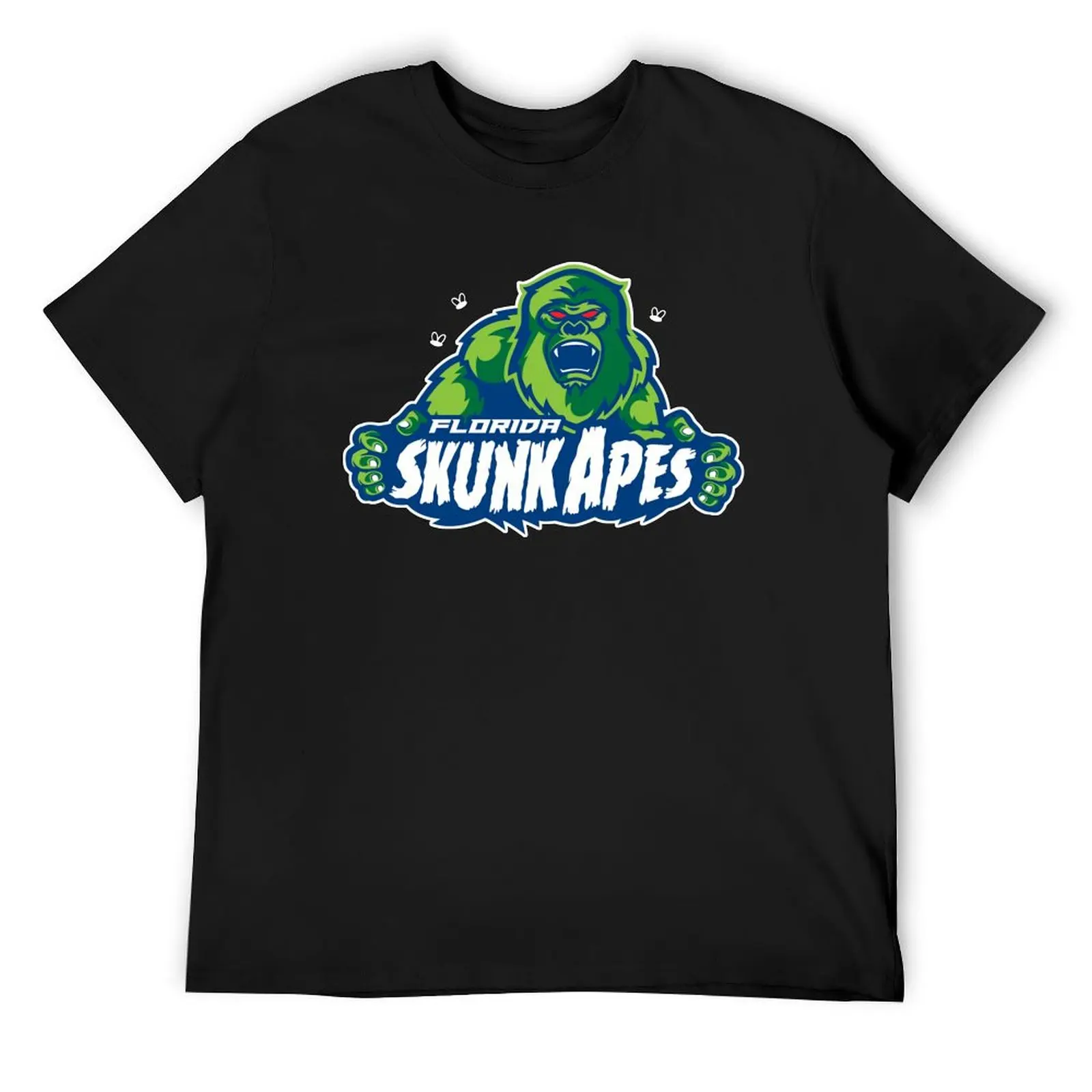 

Florida Skunk Apes Parody Baseball Team Logo T-Shirt clothes blacks Luxury man t shirt for men