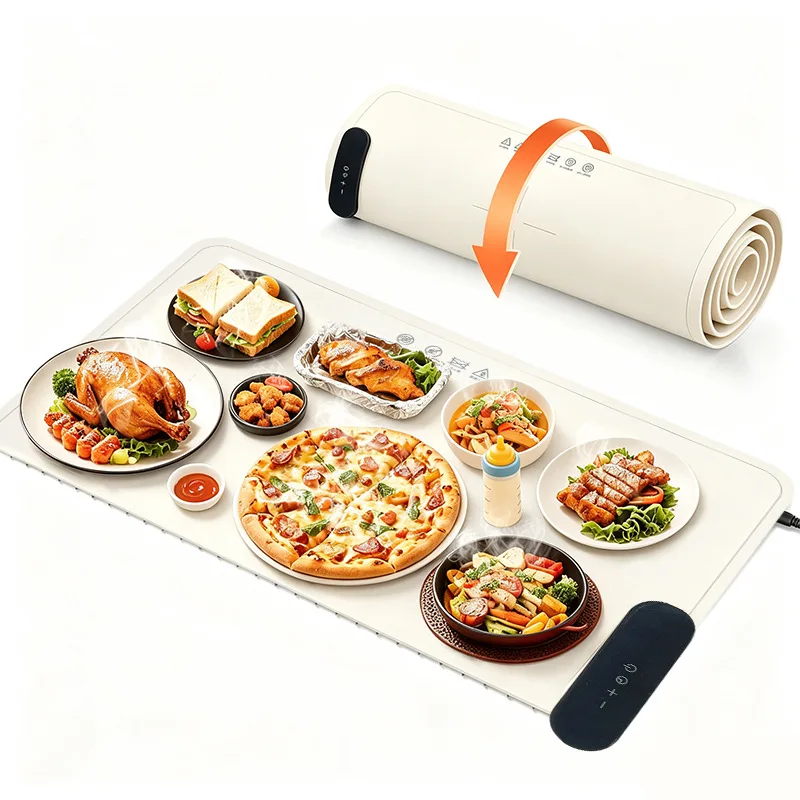 Silicone Vegetable Warming Board High-power Plug-in Flexible Thermal Insulation Heating Vegetable Heating Pad