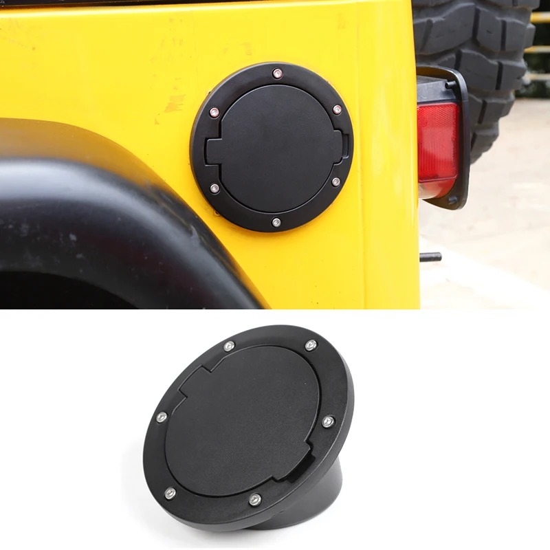 Fuel Door Gas Tank Cover Fuel Tank Cap for 1997-2006 Jeep Wrangler TJ 2/4 Doors Car Styling Accessories