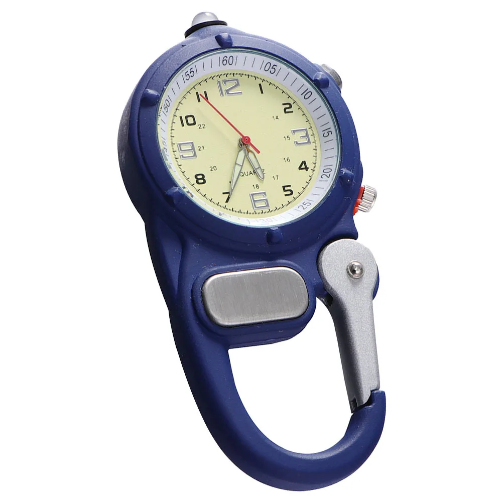 

Climbing Pocket Watch Led Light Clip Mountaineering Watch For Camping Hiking Outdoor Sports Buckle Design Luminous