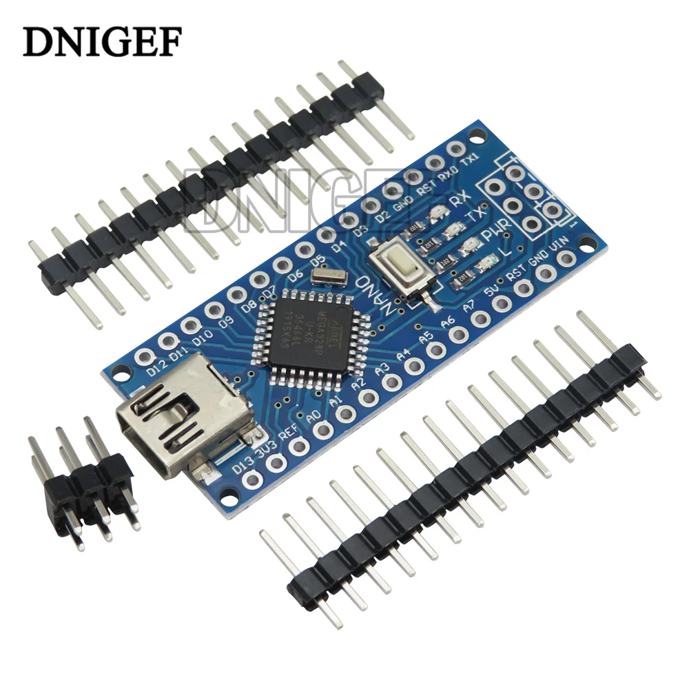 NANO No Welding 3.0 and NANO Simple Expansion Board Blue Controller for Arduino CH340 USB Driver 16Mhz Nano v3.0 ATMEGA328P/168