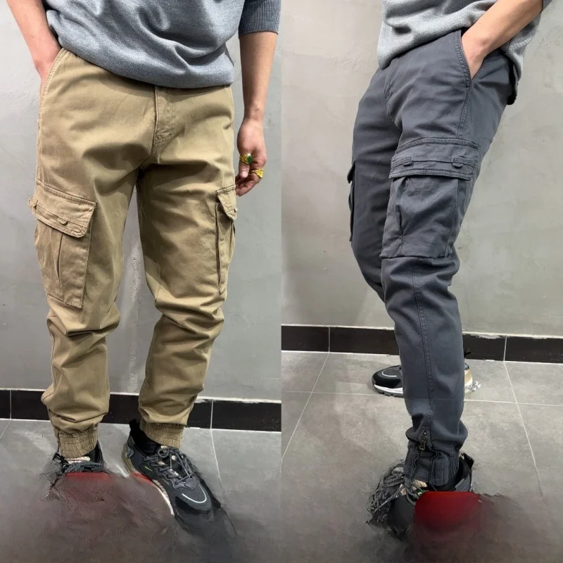 

German Crtsmanip Cotton Workwear Casual Pants Men's Waed Versatile Spring 2026 Faionable Straight Leg Long Trousers
