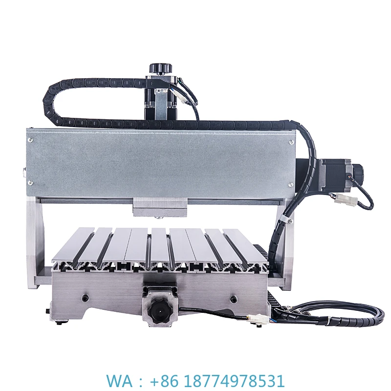 Mini CNC Milling Machine DIY Carving 4 Axis CNC 3040 Z-D PCB Drilling Machine Wood Router Woodworking