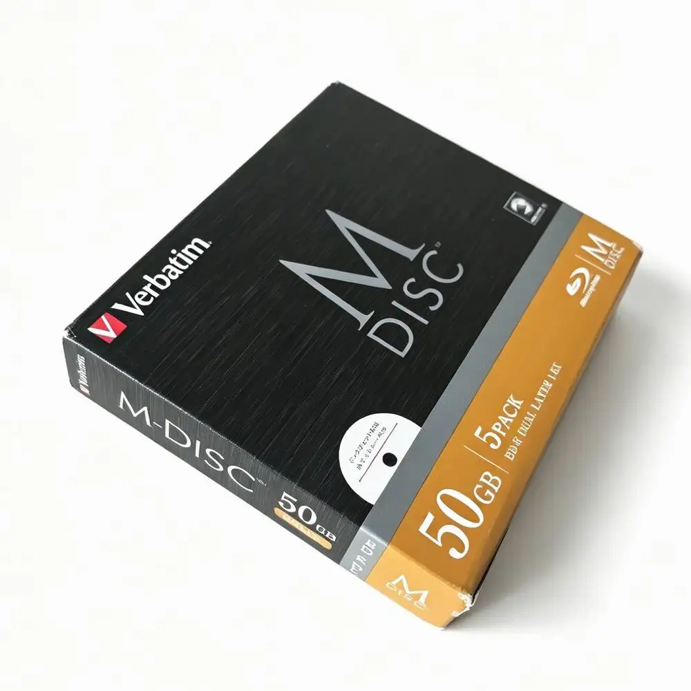 5Pcs Vb MDisc M-Disc Blu Ray BDR DL BD-R Dual Layer Mdsik 50GB 1-6X