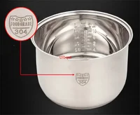 304 stainless steel rice cooker inner container Non stick Cooking Pot Replacement Accessories kitchen food Rice Cooker liner 5