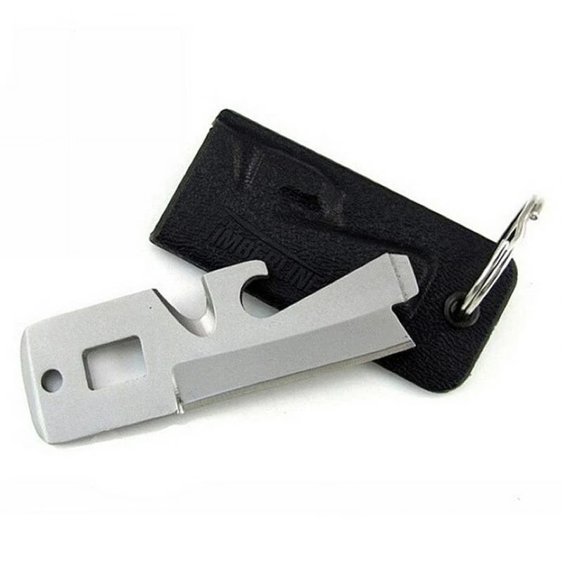 Multifunctional Invisible Stealth Card Practical Army Cutter Gadgets Survival Kit Steel EDC Cards with Holster Outdoor Equipment