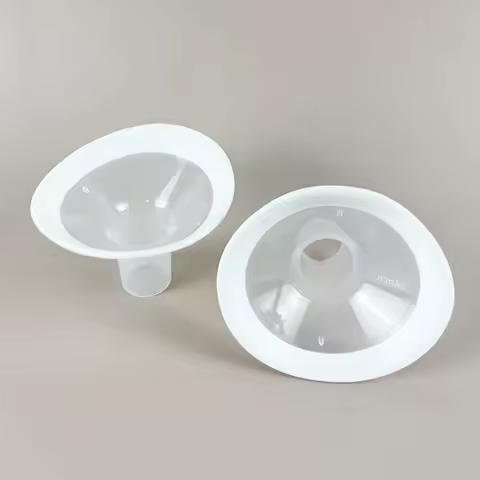 Breast Flange Silicone Pumping Breastshield for Wide Mouth Connector