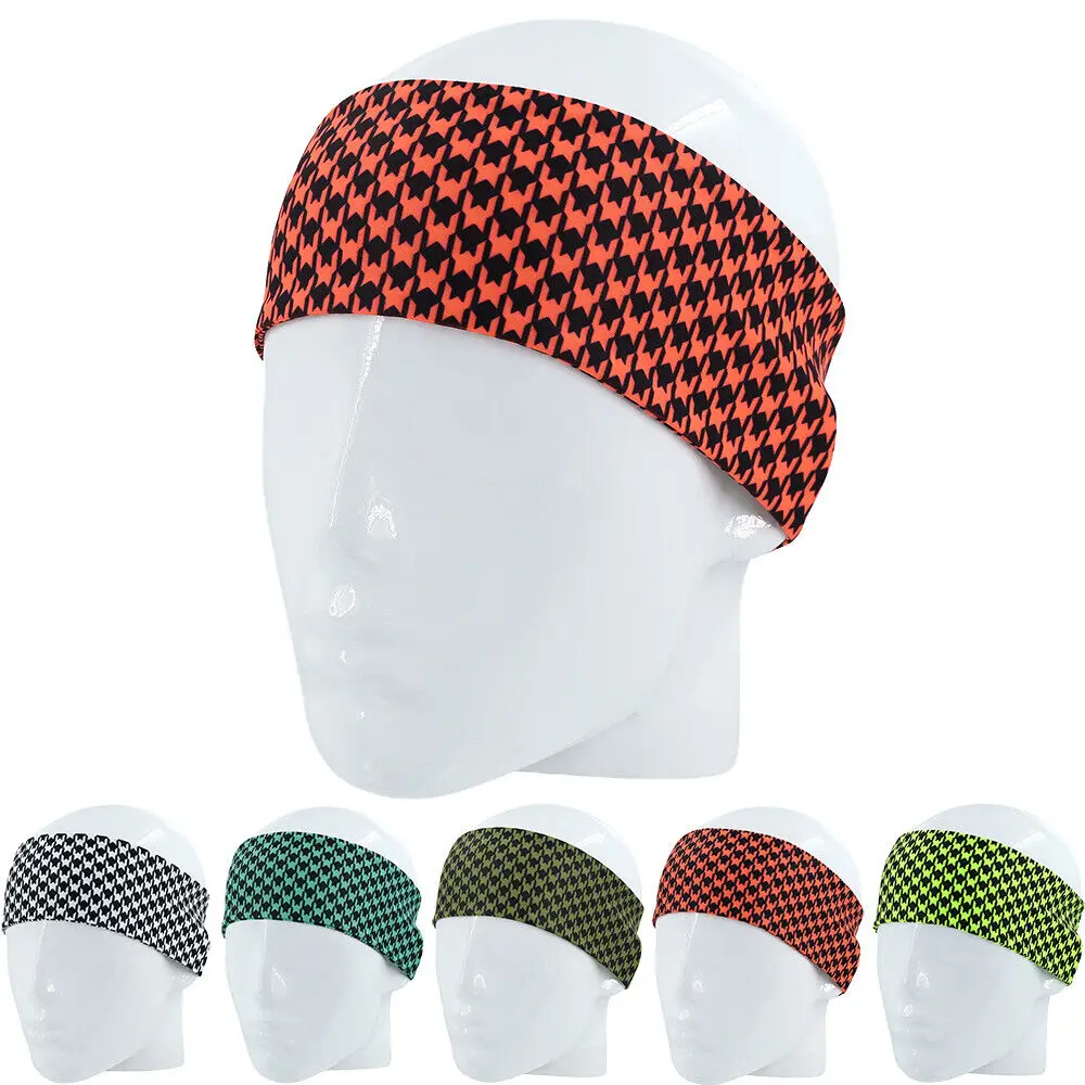 

Зимняя теплая повязка на голову для холодной погоды, модная спортивная повязка для тренировок, эластичная вязаная повязка на голову для мужчин и женщин