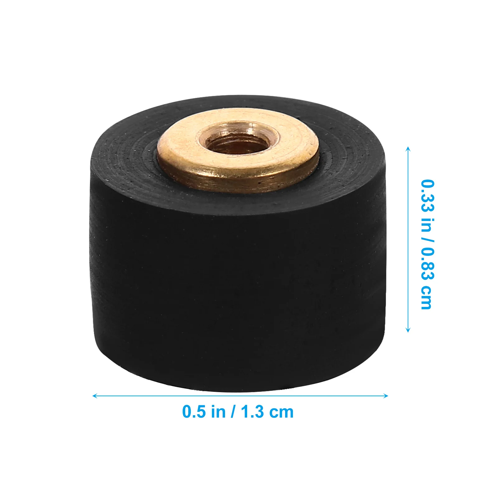 2Pcs Pinch Roller 10mm Pulley Wheel for Recorder Radio Tape Audio Repair Maintenance Durable Rubber Material Pinch Roller