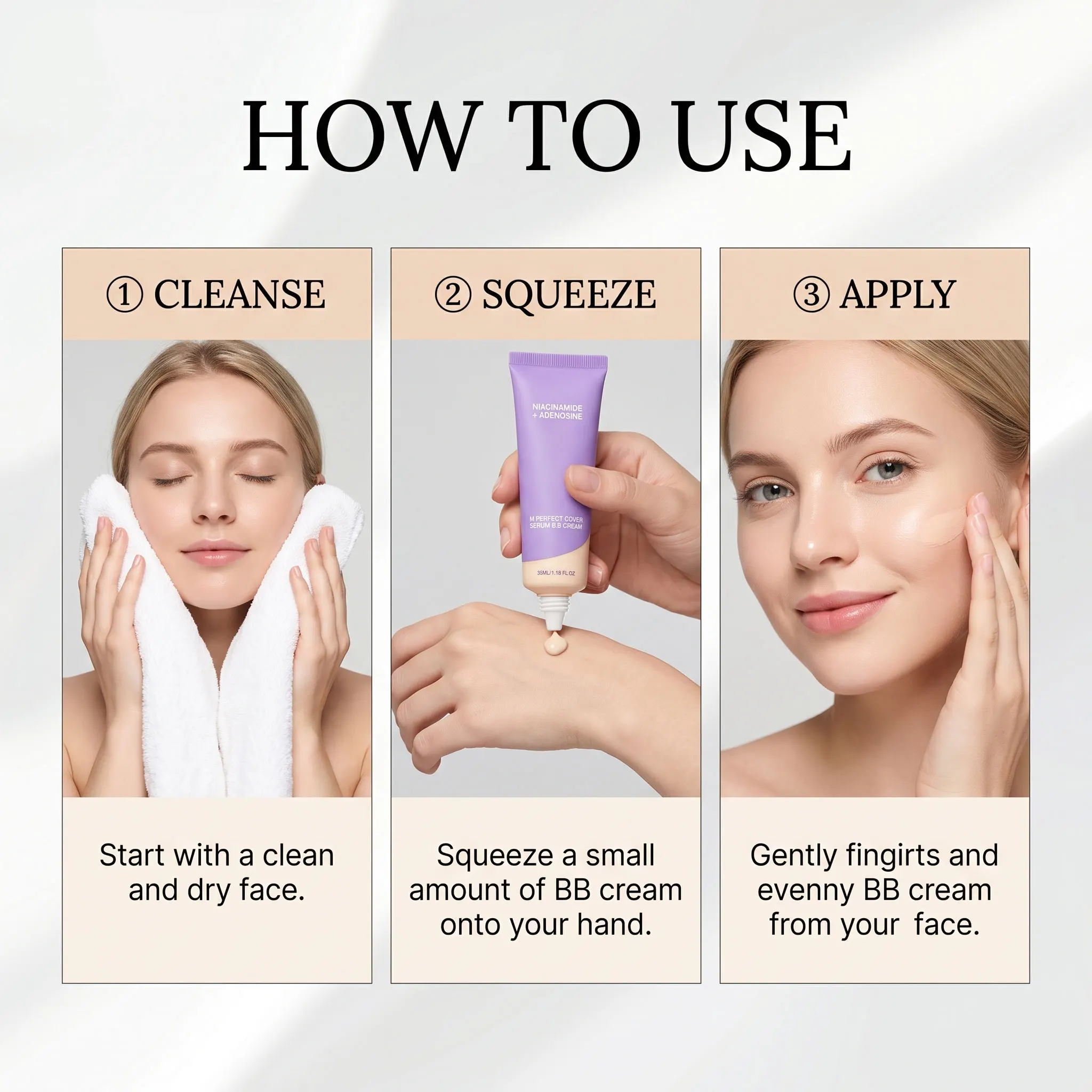 PERFECT COVER SERUM BB CREAM No.13 Light Fair- Fair with Cool Undertone, BB Cream by Cardi B Pick, Skin Tint, Tinted Moisturizer