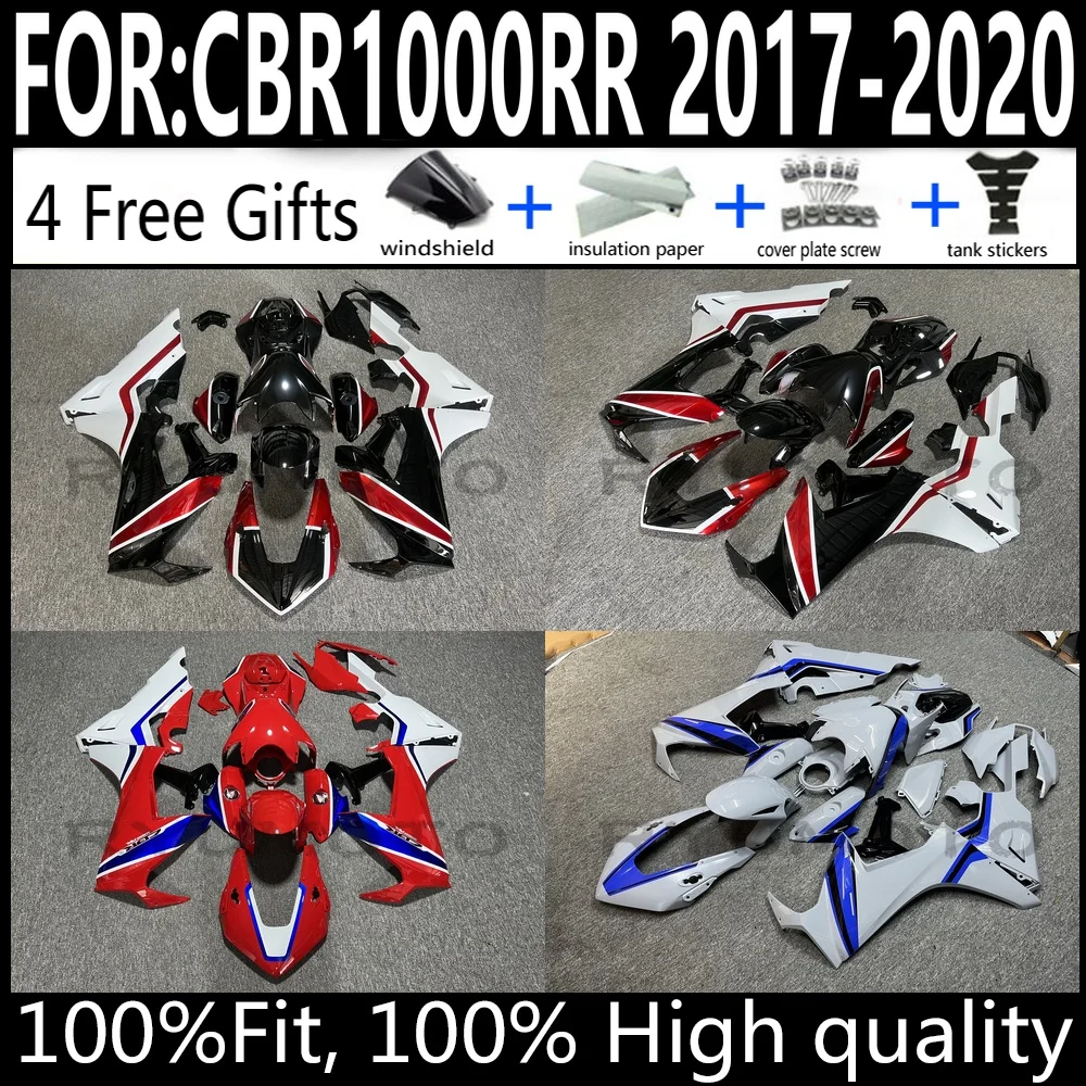 

100% Fitment Injection Molded Fairing For Honda CBR1000RR 2017-2020 ABS Bodywork Kit Motorcycle Cowling Set High Grade