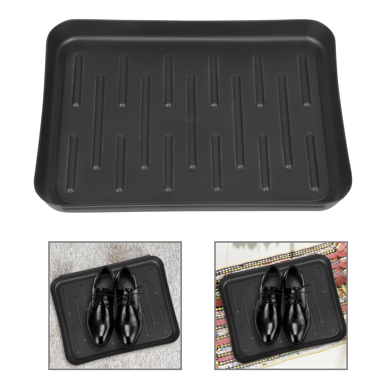 

Plastic Waterproof Shoe Tray Hallway Shoes Sundries Mat Boots Car Trunk Practical