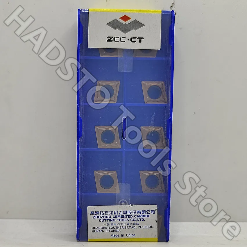 

CCMT09T304-AHF YB9320 CCMT09T304-AHF CCMT09T304 CCMT32.51 ZCC.CT CNC carbide inserts Turning inserts For Steel, Stainless steel