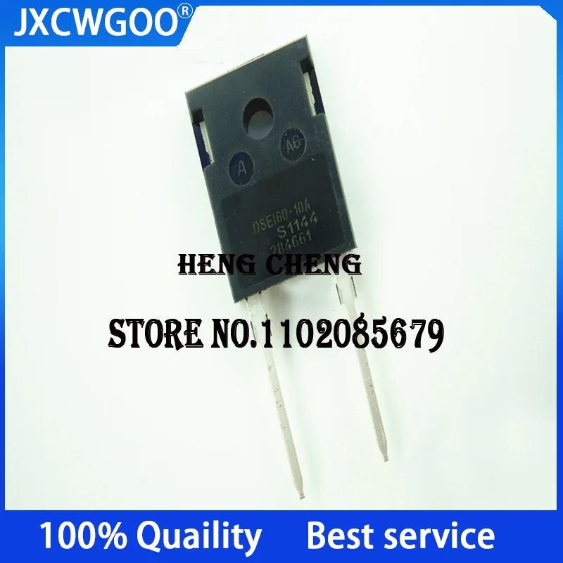 10PCS 100%New Original DSEI60-10A TO-247 1kV 60A 35ns Fast Recovery/Ultra Fast Recovery Diode