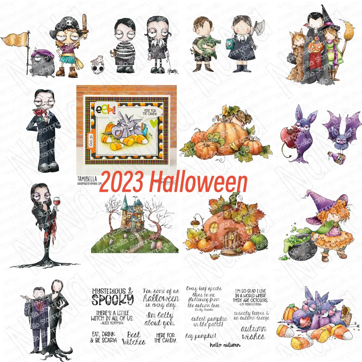 

2023 New Halloween Collection Pumpkin Clear Stamps Metal Cutting Dies Mold Craft Decoration Embossing Template DIY Greeting Card