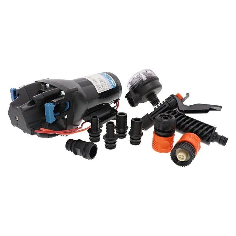 

12V RV yacht deck flushing pump, P501J-119N-3A/Q401J-118N-3A ， High pressure self-priming and dry running resistance