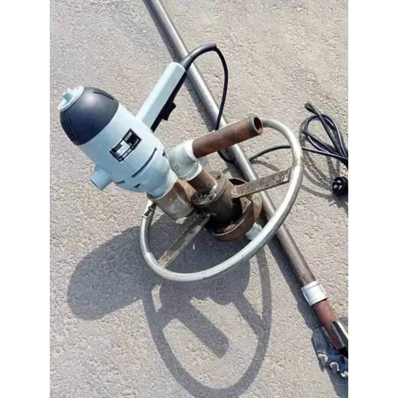 Motore per perforatrice per pozzi di piccole dimensioni Testa per trapano elettrico per uso domestico 220V Impianto di perforazione portatile per trapano elettrico per pozzi d'acqua