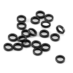 100pcs Fly Fishing Solid Ring,Tippet Ring,Fishing Lure Rig Connector,Nymph Wet Dry Fly Fishing Lure,Quick Change,Stainless Steel