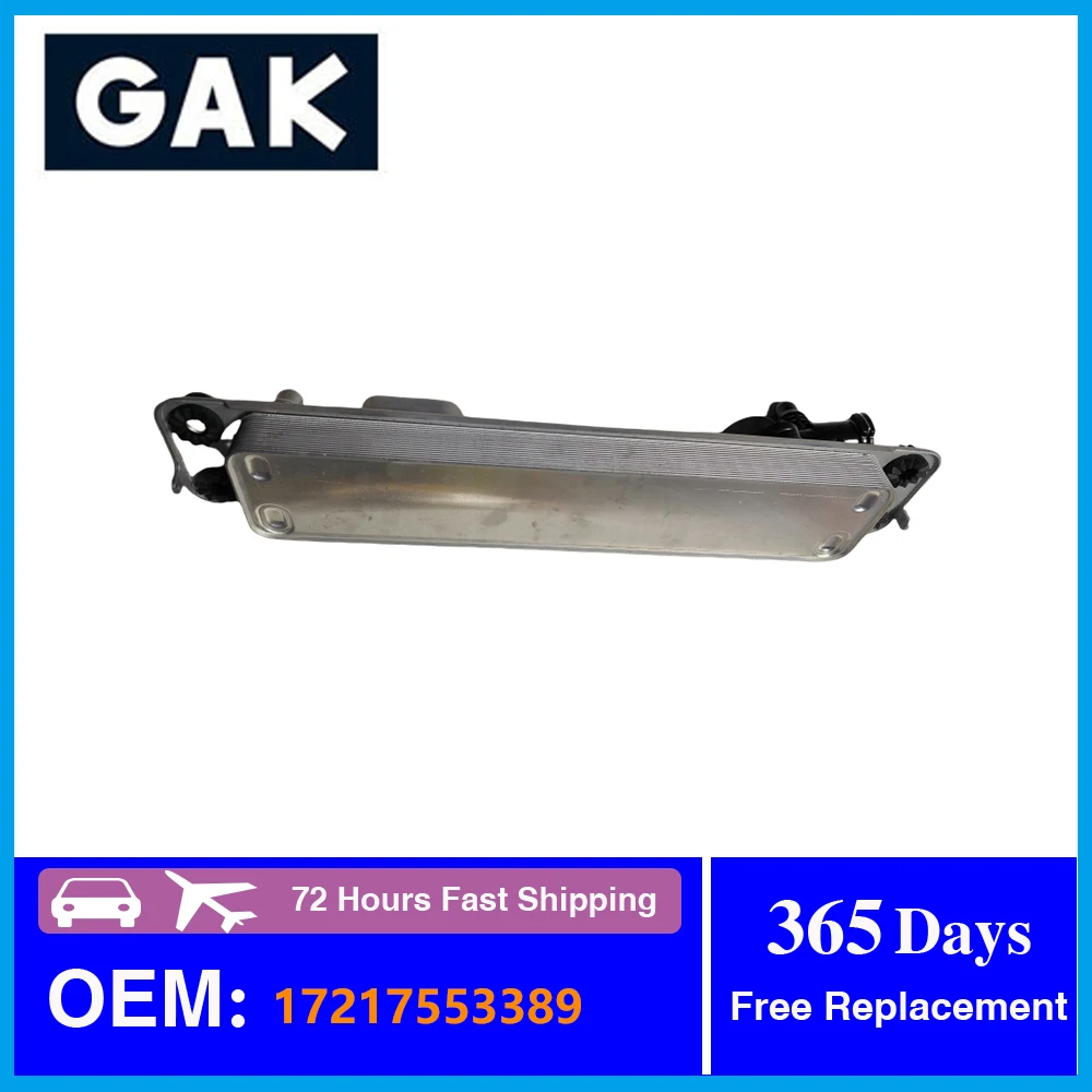 1PCS 17217553389 GAK Engine Oil Cooler Accessries For BMW X5 X6 E70 E71 E72 xDrive 30d 35d 35i 48i 50i Replacement Parts