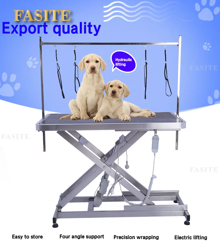 Electric lifting dog grooming tables hydraulic grooming table for sale