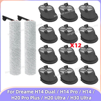 Fit For Dreame H14 Dual / H14 Pro / H14 / H20 Pro Plus / H20 Ultra / H30 Ultra Vacuum Parts Main Roller Brush Filter