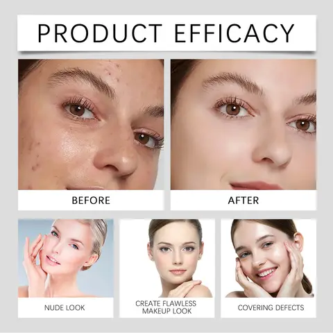 वीवी डबल-हेड लिक्विड फाउंडेशन स्टिक कंसीलर, त्वचा को हल्का और चमकदार बनाता है, लंबे समय तक टिका रहता है और कभी नहीं उतरता, 20 ग्राम 10 best sales नींव की छड़ी - №4