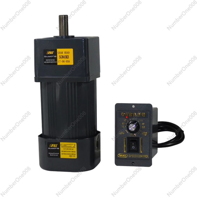 6IK180RGN-CF  180W  Single-phase AC gear reducer motor, forward and reverse, adjustable speed + speed controller