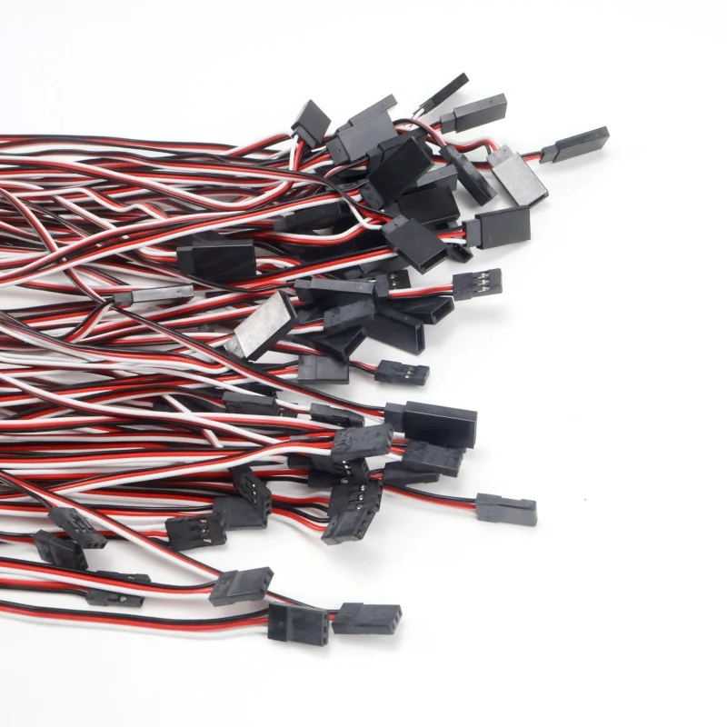 Câble d'extension Servo RC, fil JR pour hélicoptère Rc Drone 10 pièces 150mm