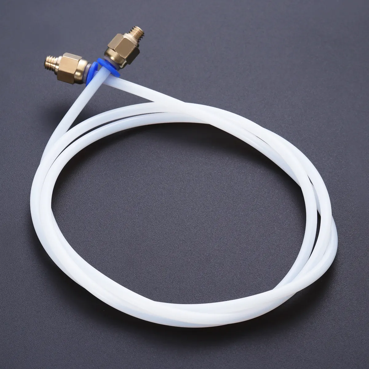 2Pieces 3D Printer Consumables Ptfe Tube 2M Length Od4mm Id2mm Pneumatic Connection 6Mm Thread Bowden Hotend 1.75mm Filament
