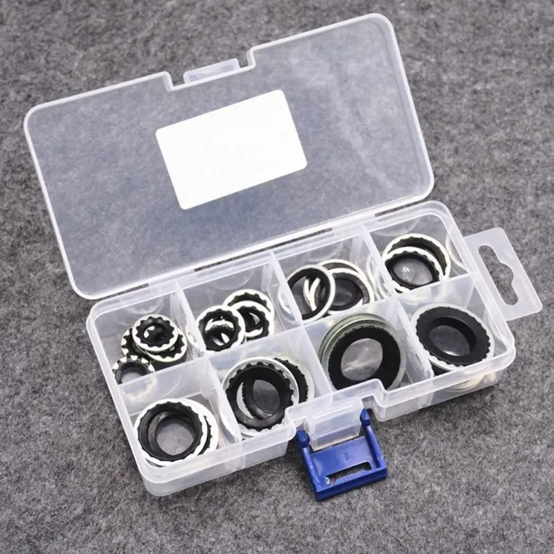 R9JE Automotive Air Conditioning System Compressor O-Rings Repair Sealing Gasket