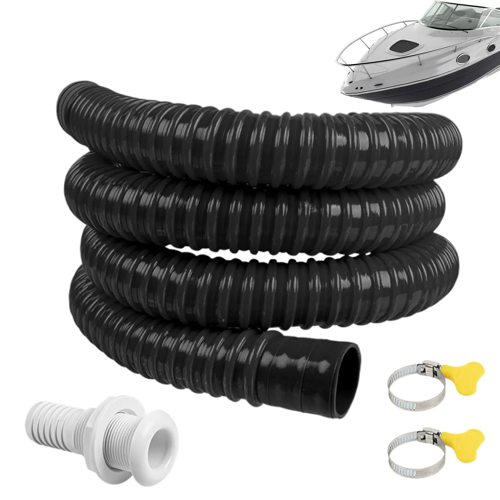 Boat Bilge Hose 1-1/8 Replacement Boat Tubing Kit Kayak Bilge Hose For Mechanics Technicians Kayak Canoe Pontoon Yacht Speedboat