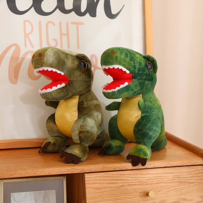 Simulation Cartoon Dinosaur Plush Toys Hobbies Cute Tyrannosaurus Rex Plushie Dolls Mini Kawaii Soft Kids Toys for Boys Gifts