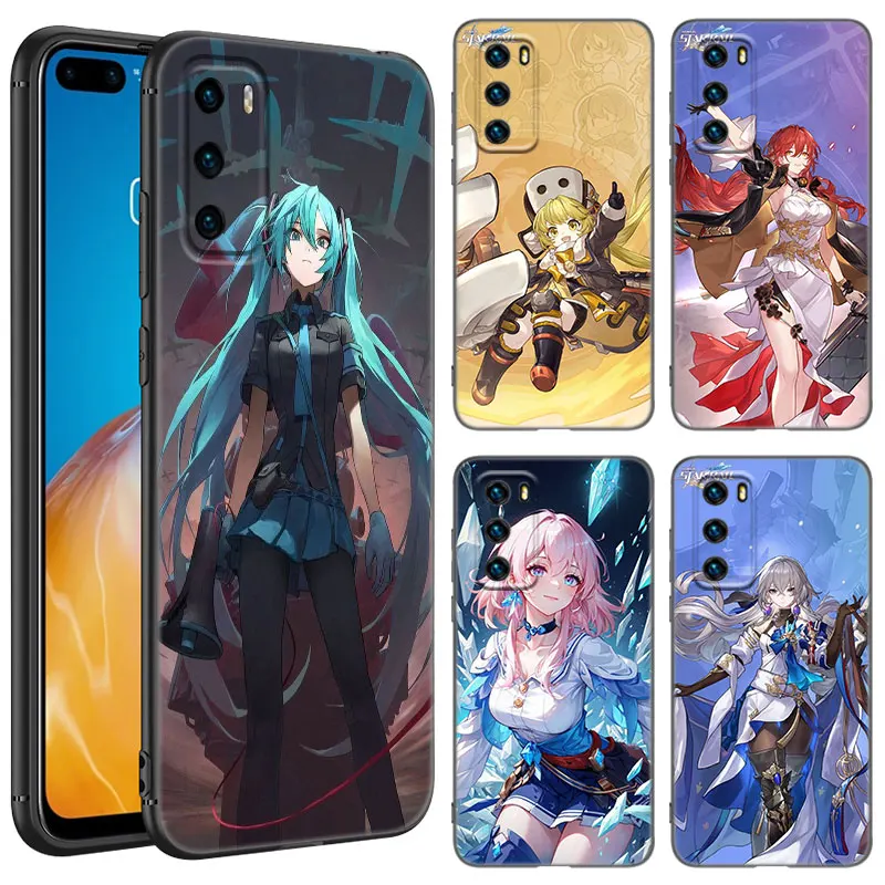 Honkai Star Rail Phone Case For Huawei Pura 70 Ultra P20 P30 P40 Lite P60 Art P50 Pro P50E P Smart 2018 2019 2020 2021