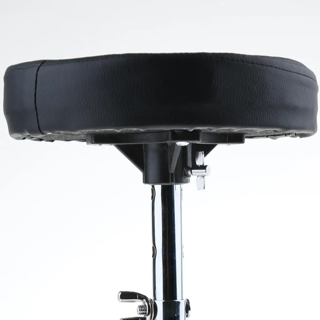 

Folding Drum Player Stool Adjustable Metal Chair Padded Seat for Children Drum Practice
