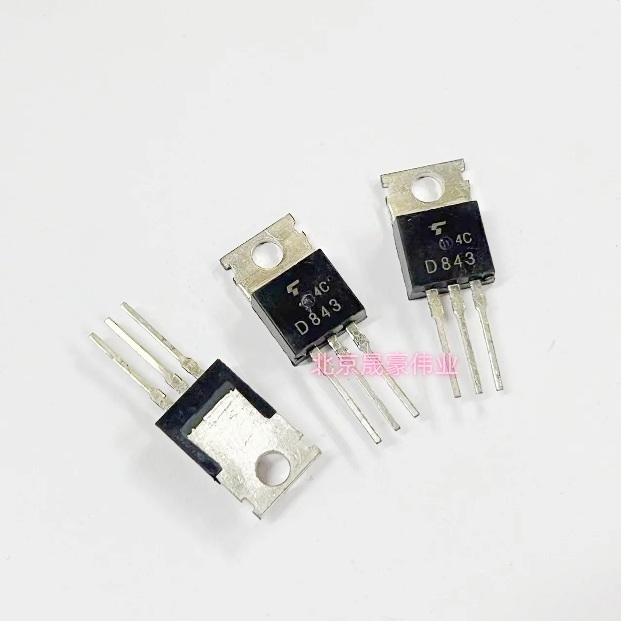 5pcs 2SD843 D843 Transistor TO-220 Package for Electronic Components Market