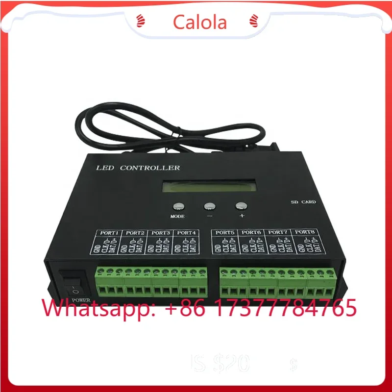 5 Wires DMX Controller Indoor Outdoor RGB Colorful LED Control System