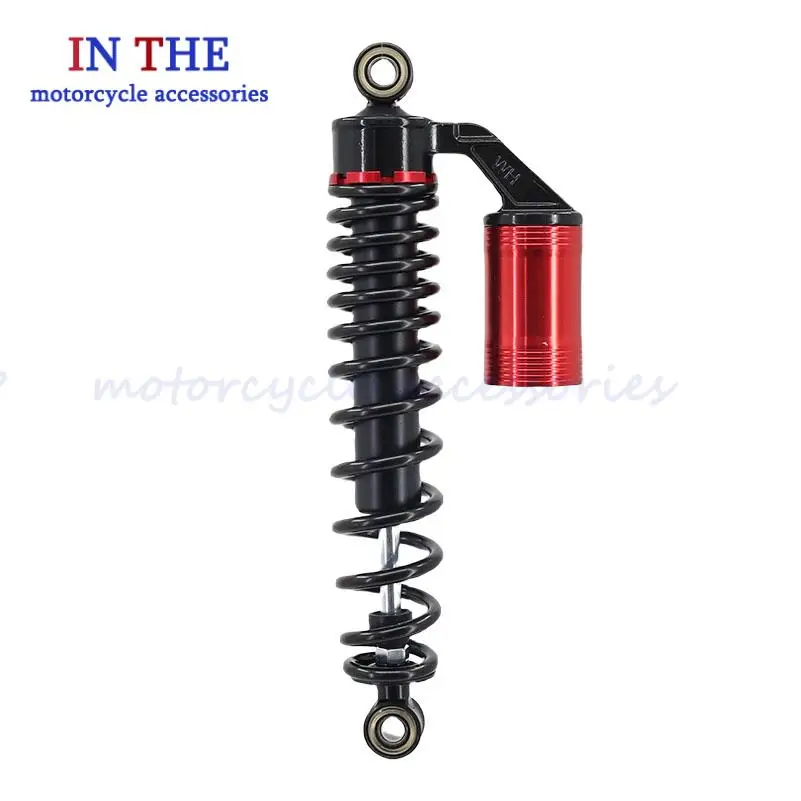 أحمر/ذهبي/برتقالي 290 مم ممتص الصدمات الخلفي مع وسادة هوائية زنبركية، مناسب لملحقات سكوتر الدراجة الكهربائية Citycoco