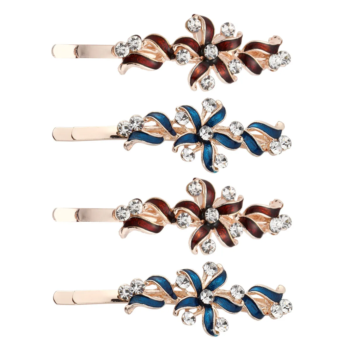 

2Pairs Branch Hair Clips Alloy Decorative Women Hairpins Elegant Accessories Gift for Her Decorative Hair Clips