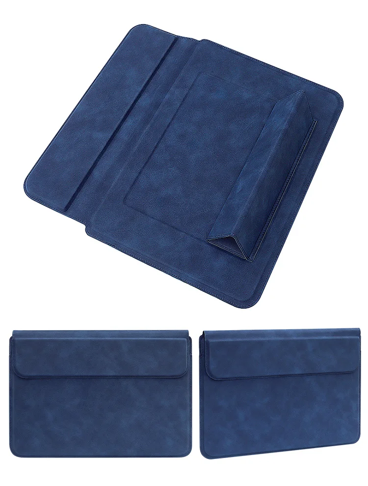 PU Leather Laptop Sleeve Bag For Macbook Air Pro 13 15 16 Case Notebook Cover For 13.3 14 15 15.6 inch Redmi Huawei Dell HP ASUS
