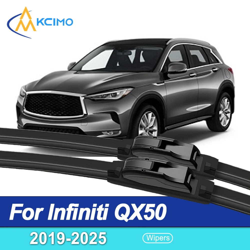 

2PCS Front Windshield Wiper Blades For Infiniti QX50/J55/QX55 2019-2025 Silent Rubber