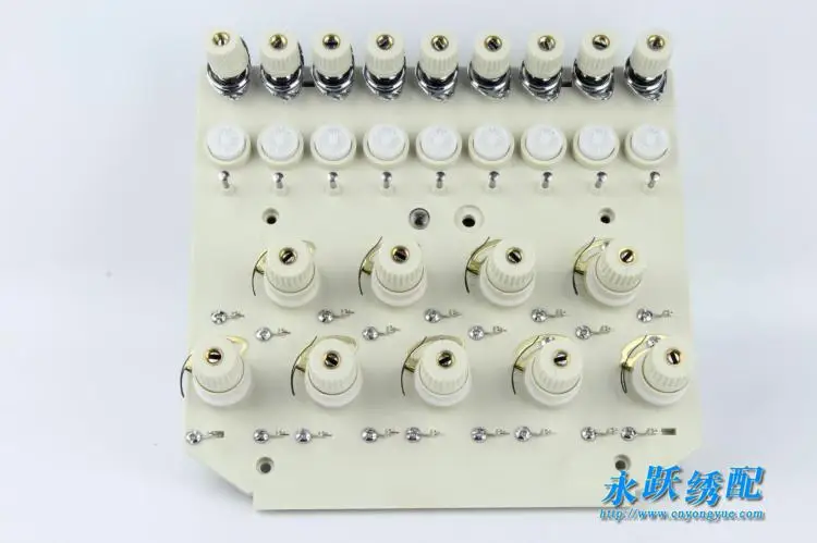 ملحقات ماكينة التطريز المشبك الإجمالي تحمل الغطاء الخلفي 9 إبر 9 دبوس دون أجزاء داخلية #2