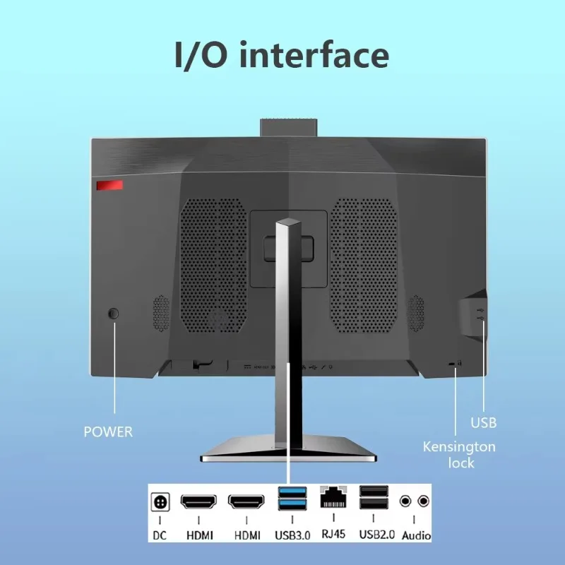 Keluaran Baru 27 Inci Komputer Desktop All-In-One Layar Sentuh LCD Core I3/I5/I7 256/512G SSD RAM PC Gaming