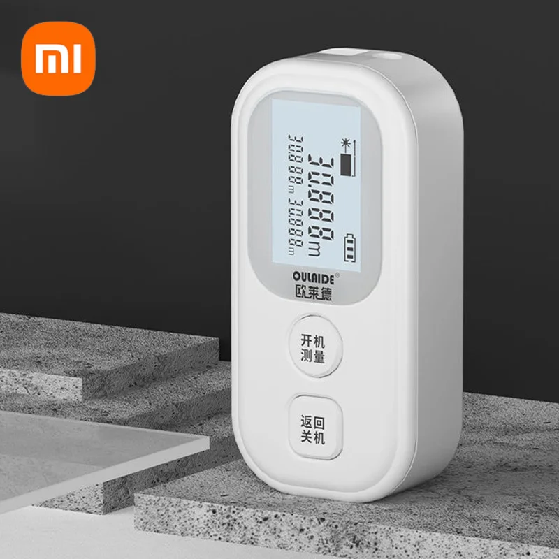 New Xiaomi OULAIDE 40M Smart Laser Rangefinder Handheld Mini Portable High-precision Digital Measuring Tool Rechargeable Measure