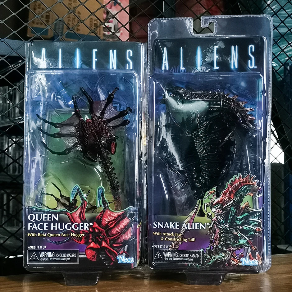 NECA Aliens Xenomorph Warrior Snake Grid Alien Ellen Ripley Collection Action Figure Movie Model Toy