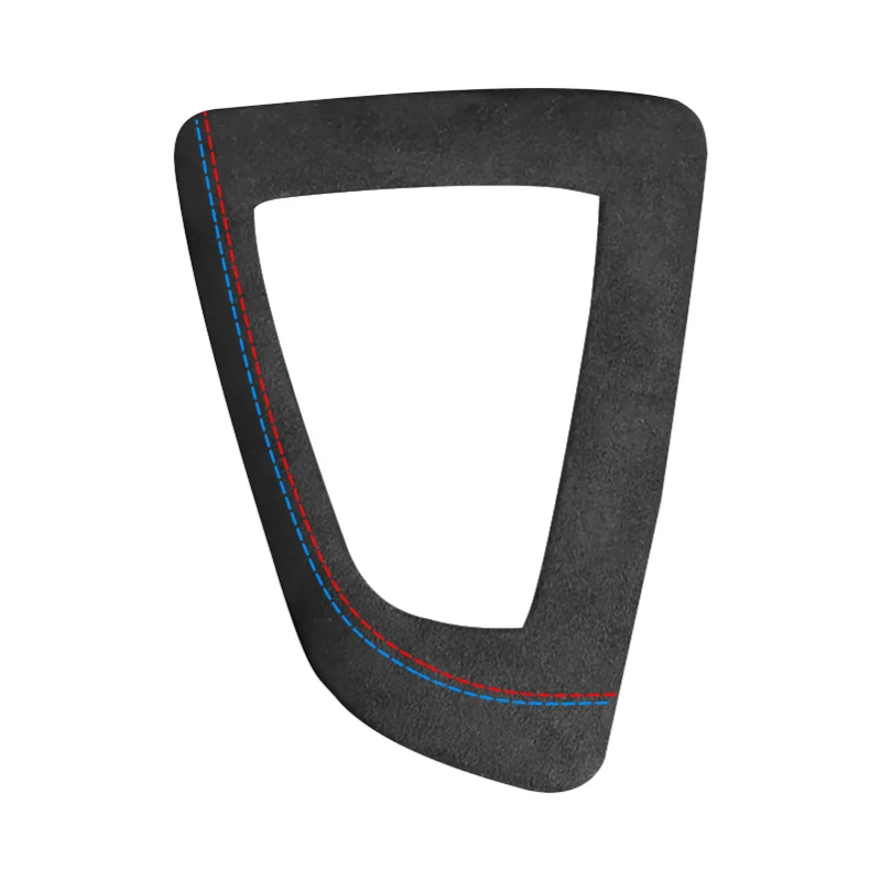 Aus Alcantara gefertigte Schaltknauf-Abdeckung aus Wildleder für BMW F20 F30 F10 F31 F32 F36 F34 F22 X3 X4 X5 X6 Innenausstattungszubehör – Detail 2