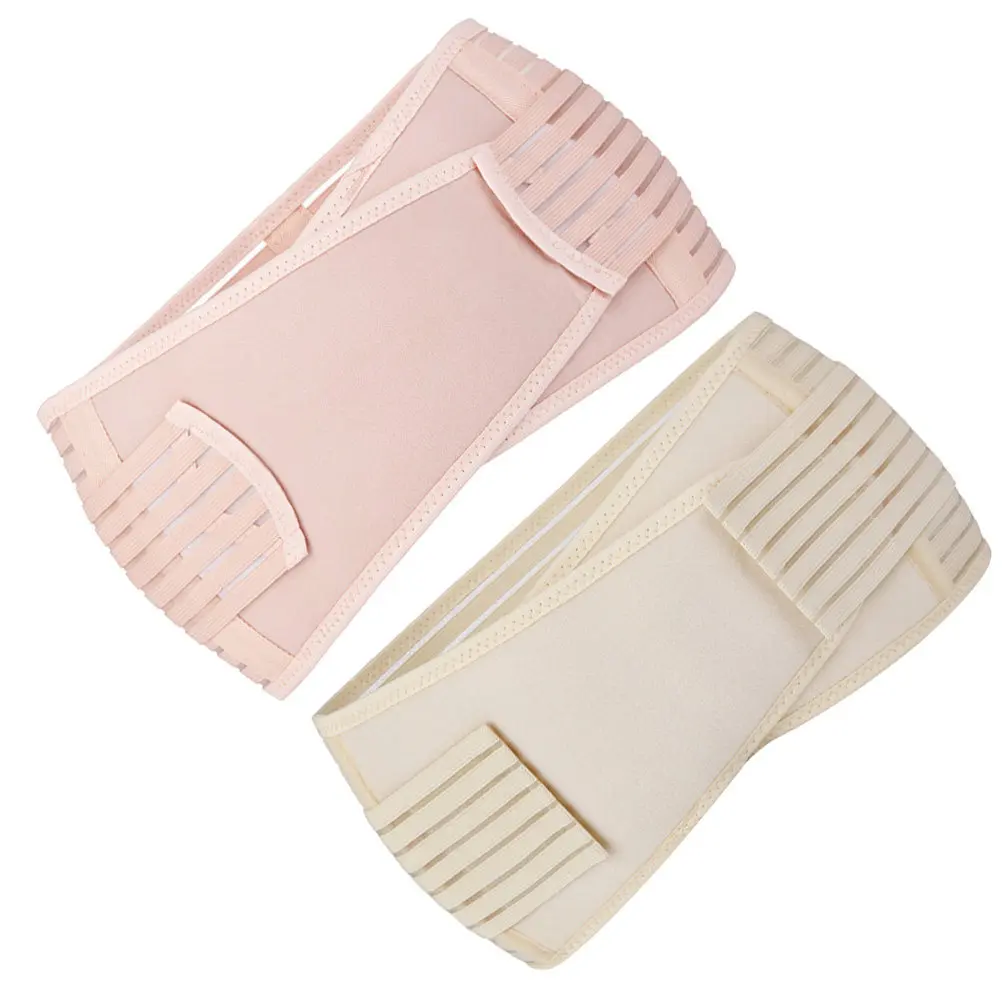 2-pezzi-cintura-post-parto-per-correzione-pelvica-supporto-regolabile-per-riduzione-dell'anca-per-donne-taglia-l-colore-beige-fascia-addominale-traspirante