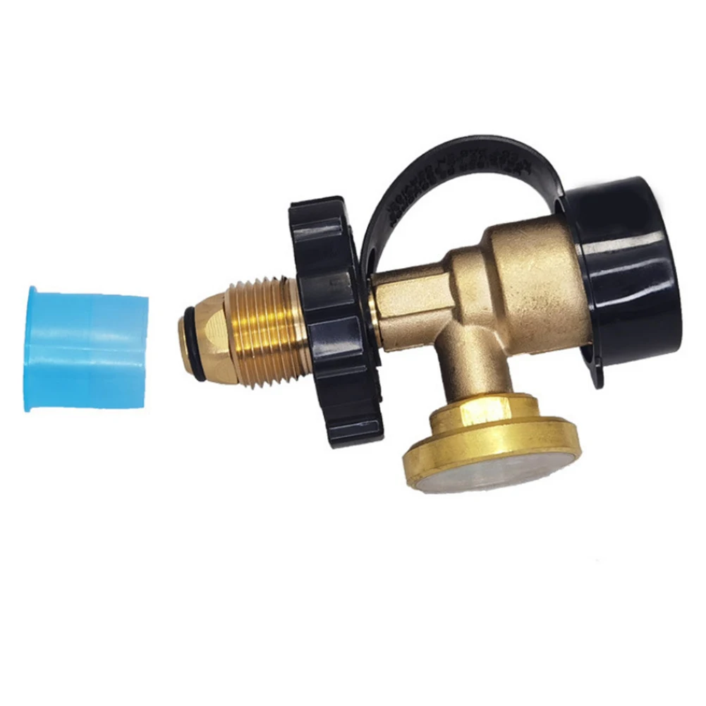 Per fornelli da campeggio Manometro Connettore serbatoio gas Esperienze di cottura 95 * 50mm 3,74 * 1,96 pollici Costruzione in ottone
